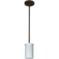 thumbnail image 2 of 1TT-440419-BR-Besa Lighting-Stilo 7 - 1 Light Stem Pendant In Contemporary Style-7 Inches Tall and 4 Inches Wide-Bronze Finish-Carrera Glass, 2 of 3
