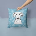 thumbnail image 2 of Winter Snowflake Dog Face Design Fabric Decorative Pillow, 2 of 4