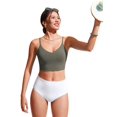 thumbnail image 3 of Top de Bikini CRZ YOGA con Escote en V, Almohadillas y Tirantes Ajustables XL, 3 of 4