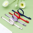 1 Pair Elastic Bra Shoulder Strap With Stainless Steel Hook Solid Color