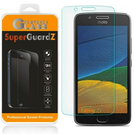 Metal Glass 5th Avenue - For Motorola Moto G5 / Motorola Moto G 5th Gen - SuperGuardZ Tempered Glass Screen Protector, 9H, Anti-Scratch, Anti-Bubble, Anti-Fingerprint