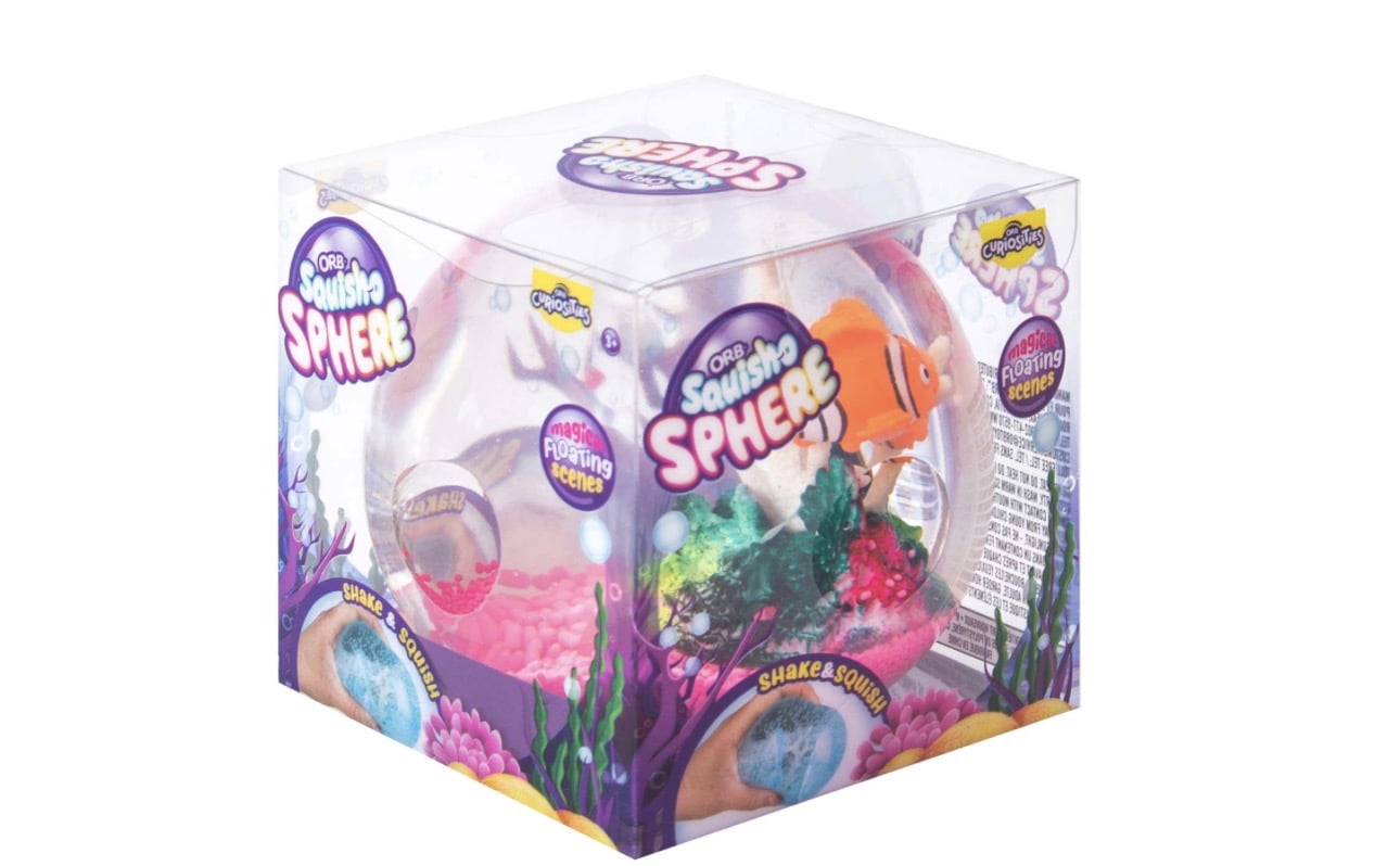 ORB Squish-O Sphere aquarium fish round stress relief massage ball
