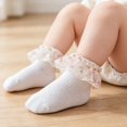 thumbnail image 6 of Miaouyo Ankle Socks for Little Girls Lace Ruffle Cuff Breathable Princess Socks, 6 of 8