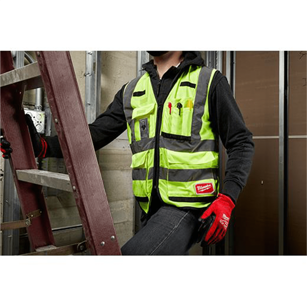 Milwaukee Tool Hi Vis Orange Prfrm Sfty Vest - S/M