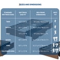 thumbnail image 2 of Bed Frame with 2 Storage Drawers, Wooden Low Profile Bed Frame, No Headboard, Wood Slat Support, Noise Free, No Box Spring Needed, Easy Assembly, 2 of 7