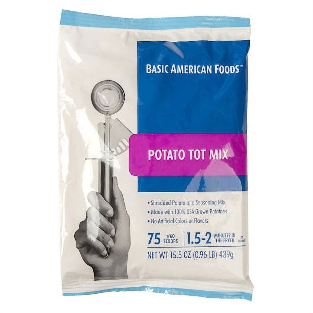 (Price/Case)Basic American Foods Potato Tot Mix, 15.5 Ounces, 8 per case