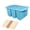 Blue, variant on 12-Cavity Silicone Popsicle Mold with 50 Sticks, Torqee Food-Grade Ice Pop Maker, Easy-Release Popsicle Mold, for Homemade Popsicles, Summer Treats and Freezer Use, Blue