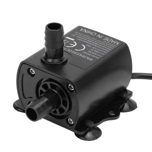 Submersible Water Pump, DC 12V 10W Aquarium Water Pump for Computer Circulation System