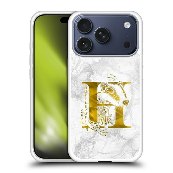 Head Case Designs Harry Potter Deathly Hallows IX Hufflepuff Aguamenti Soft Gel Case for Apple iPhone 17 Pro