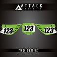 thumbnail image 3 of Attack Graphics Pro Series Number Plate Backgrounds for Kawasaki KX100 2005, 3 of 3