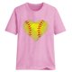 thumbnail image 4 of Blusa informal de manga corta con cuello redondo y estampado suelto de verano para mujer con estilo OAVQHLG3B Store  lin121212, 4 of 4