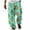 Mint Green, variant on JHLZHS Open Bottom Sweatpants Men Men African Dashiki Traditional Style Casual Trouser Summer Hawaii Holiday Ankara Beach Floral Pants Dress Pants for Men Slim Fit Navy White Linen Pants