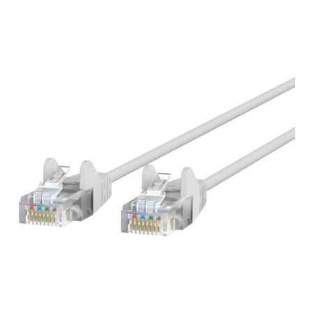 UPC: 0745883806201 | Belkin CE001B07-WHT-S 7 ft. Cat 6 White UTP Snagless 28AWG Patch Cable Bag & Label