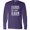 Purple, variant on Inktastic RAISED in a BARN in White Long Sleeve T-Shirt