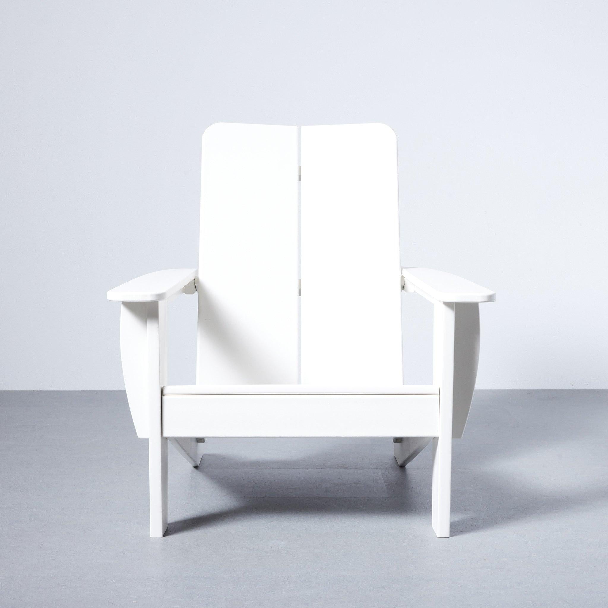 Terra Flame 1903 Adirondack Chair | White UV & Weather Resistant