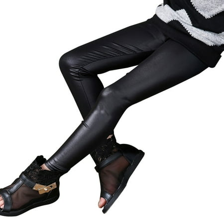 High quality Girls Faux Leather Leggings Children Pants Leather Girls (Best Faux Leather Leggings)