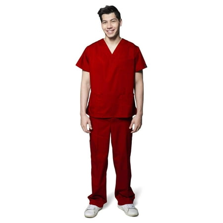 

Men s Slim Fit 8 Pocket Uniform Scrubs - Style 103