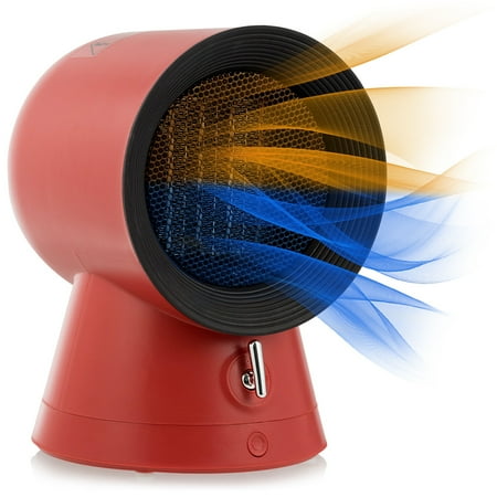 

Topbuy 1500W Portable Electric PTC Ceramic Space Heater Heating Fan Red