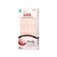 thumbnail image 3 of Kiss Products Acrílico, uñas francesas desnudas individuales, N1 64266 KAN01 individuales francesas desnudas, 28 unidades (KAN01GT), 3 of 6