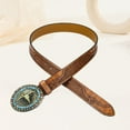 thumbnail image 5 of Western Cowboy Belt Buckle Belt compatibility with men 115CM, 5 of 5