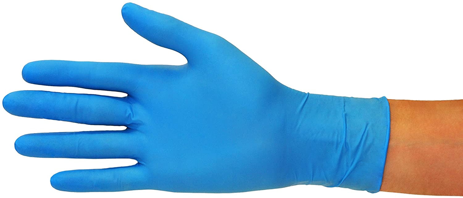 Nitrile Gloves Box of 100, S, Blue, - Walmart.ca