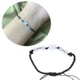 thumbnail image 2 of FENOHREFE 2pcs Comfortable Couple Bracelets with Shell Handwoven Wristchains Cat Pendant Handchain Stylish Accessory, 2 of 7