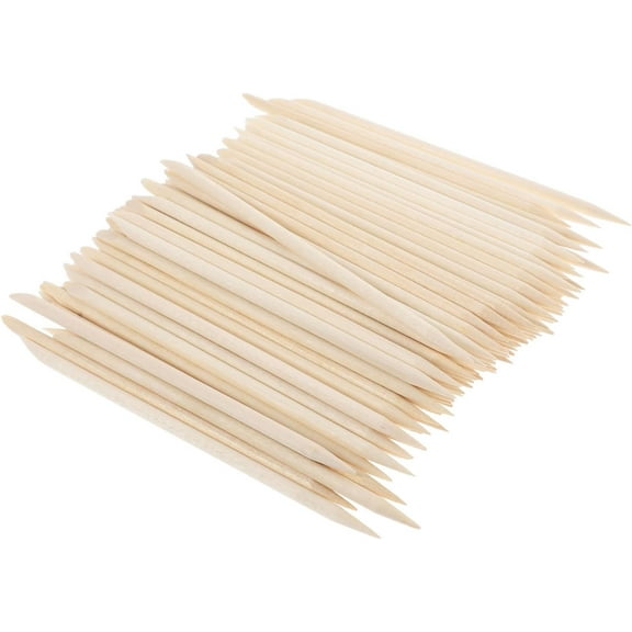 Mulitool 300pcs Exfoliating Wooden Stick Wood Tools Fingernail Polish Remover Manicure Tools Multitools Nail Painting Tools Wood Manicure Accessory Nail Art Stick Pedicure