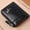 Black, variant on Avolia RFID Blocking Leather Wallet for Men Slim Bifold Credit Card Holder with Zipper Purse Large Capacity - Proof Fashionable Wallet