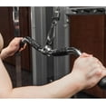 thumbnail image 3 of Lat Bar Cable Machine Attachment, Curl Pulldown Bar with Full Rotation and Rubber Handle for Gym, Strength Workout, Body Training, Muscle Building, 30 Inch, 3 of 4