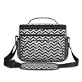 thumbnail image 2 of Lunch Box Pioneer Flower Floral Print Pattern Insulated Lunch Bag for Women Men,Medium Leakproof Lunchbox Cooler Bag Adjustable Strap,10 X 6.7 X 8 Inches, 2 of 6