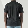 thumbnail image 5 of Baqcunre Men'S T-Shirts Summer Quick Drying Men'S Jacquard Mesh Breathable Wicking Running Sports Daily Fitness Underlay Mens Sweatshirt Tops For Men Black XL, 5 of 6