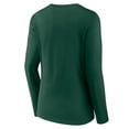 thumbnail image 3 of Women's Green NDSU Bison Basic Arch Long Sleeve V-Neck T-Shirt, 3 of 3