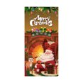 thumbnail image 1 of Décorations de Noël Extérieures Rideau de Porte de Noël Drapeau Extérieur Photo Père Noël et Chiot Décoration de Fond Tissu Suspendu Décorations de Noël Intérieures, 1 of 6