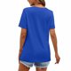 thumbnail image 5 of Tops Cortos para Mujeres Cuello en V Suelto Moda Casual Manga Corta Superior, Halagadora Silueta para el Uso Diario Y Casual, 5 of 9