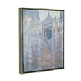 thumbnail image 3 of Stupell Industries Rouen Cathedral West Facade Classic Claude Monet Painting Painting Luster Gray Floating Framed Canvas Print Wall Art, Design by one1000paintings, 3 of 6
