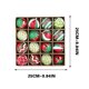 thumbnail image 3 of 16 Piezas de Suministros de Decoración Navideña, Juego de Navidad Colorido de 6 Cm, Decoración de Ventana de Plástico, Árbol de Navidad, Colgante Pequeño, 3 of 6