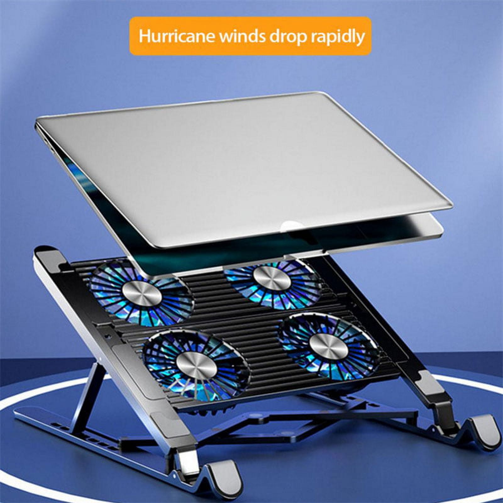 Foldable Laptop Holder Stand Cooling Pad Table Bracket With Radiator Silent Fan Notebook Accessories