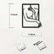 thumbnail image 4 of Ounissouiy Metal pared arte marco decoración cuerpo femenino alambre abstracto mujeres forma decoración dormitorio baño comedor café regalo Decoración del hogar Ounissouiy HA062450-00B, 4 of 6
