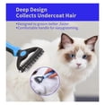 thumbnail image 2 of Multifunctional Pet Deshedding Brush – Dog Cat Grooming Comb Hair Removal Shedding Knot Cutting Tool for Daily Pet Care, 2 of 7