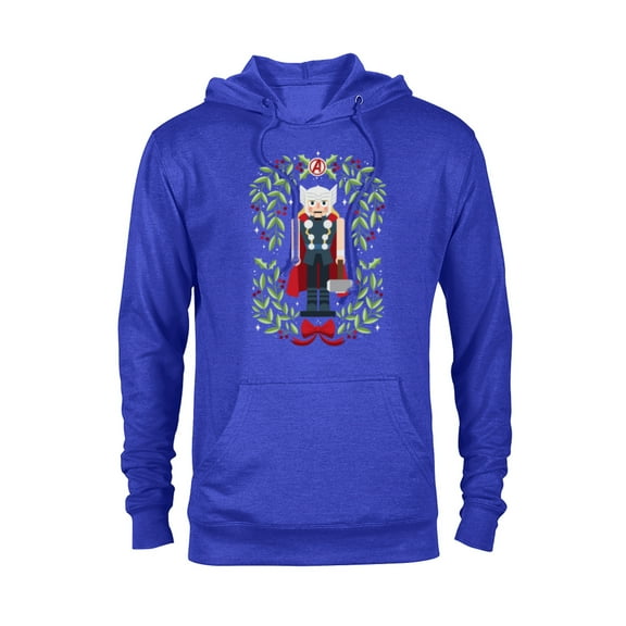 Marvel Holiday Christmas Avengers Holly Thor Nutcracker - Pullover Hoodie for Adults - Customized-Royal