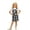a-76Black19, variant on Girls Kids Adjustable Strap Bib Overall Skirt With Classic Gingham Plaid Print A Line Loose Fit For Daily Playtime Casual Summer Outdoor Daily Outings Trendy Skirts