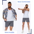 thumbnail image 5 of MANIFIQUE Gynecomastia Compression Shirts for Men, Tank Top Tummy Control Body Shaper, Slimming Undershirt, 5 of 6