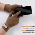 thumbnail image 5 of Jamicy Winter Touchscreen Gloves for Men Touch Screen Texting Soft Knit Outdoor Keep Warm Gloves Stretchy Gloves, 5 of 6