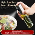 thumbnail image 3 of 2 pieces oil sprayer bottle 100ML, oil sprayer, transparent oil sprayer, olive oil spray pump sprayer atomizer for cooking, 3 of 5