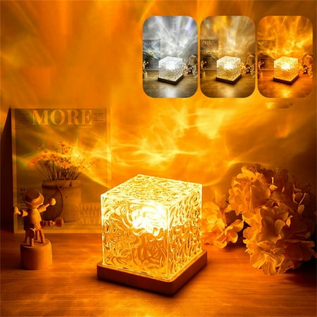 

XIHAXI Stress Lamp Upgraded Luminorthe Cube Lamp Glow Lamp Cube Midnight Lamp Ocean Cube Lamp 16Colors Night Light With