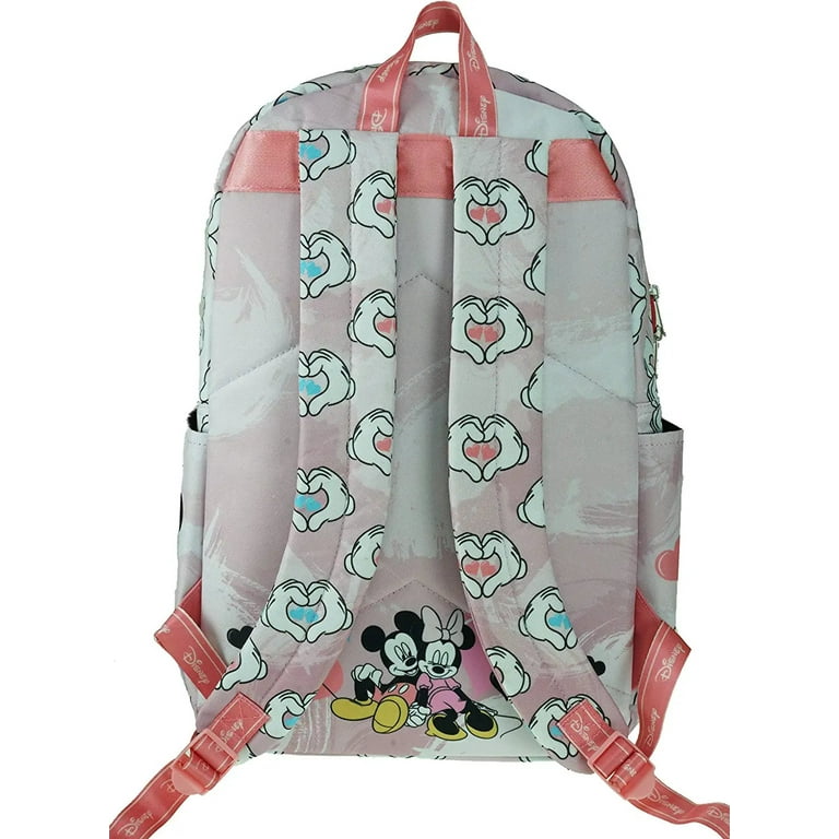 Disney Minnie Mouse Backpack 17 with Laptop Compartment for School Travel and Work Walmart