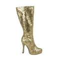 thumbnail image 3 of Gold 4" Glitter Boot 421-Zara Ellie Shoes Gold, 3 of 6