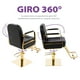 thumbnail image 4 of Sillón Barber Onof  BILBAO Cuadrada C/ Asiento Ajustable Y Giratoria Color Negro-Dorado, 4 of 8