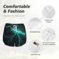 thumbnail image 4 of Salouo Green Lightning Flash Print Women's 2 in 1 Running Shorts Double-Layer Shorts Athletic Workout Gym Yoga Shorts Running Shorts for Women-X-Large, 4 of 7