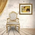 thumbnail image 3 of Matcham, Marcia 24x19 Gold Ornate Wood Framed with Double Matting Museum Art Print Titled - Chickadee in the Pines I, 3 of 4